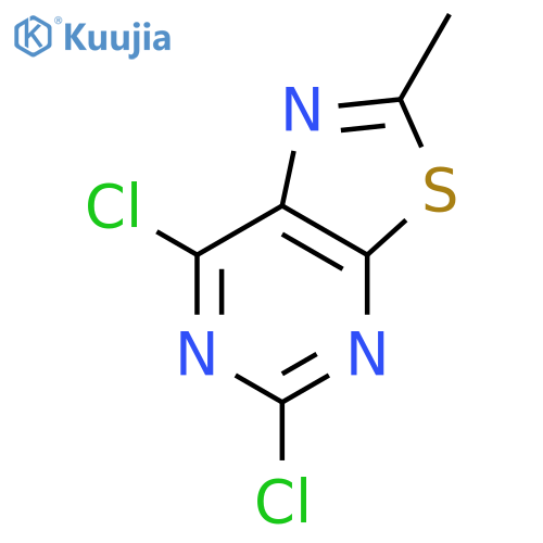 5,7-Dichloro-2-methylthiazolo[5,4-d]pyrimidine structure