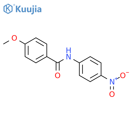 Benzamide,4-methoxy-N-(4-nitrophenyl)- structure