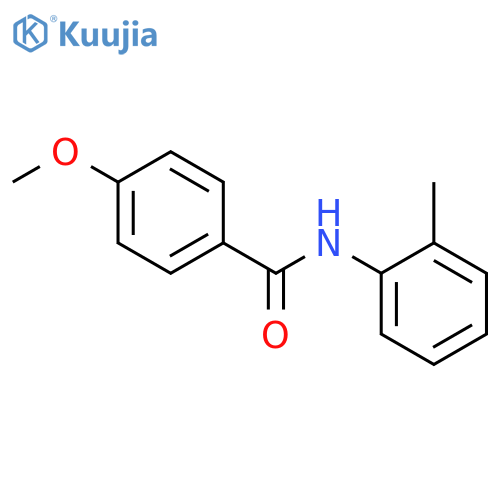 4-methoxy-N-(2-methylphenyl)benzamide structure