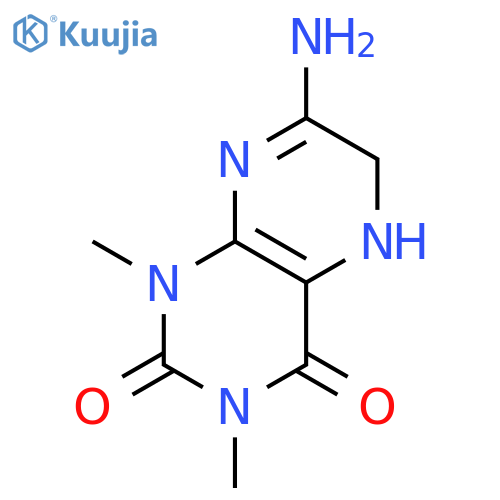 2,4(1H,3H)-Pteridinedione,7-amino-5,6-dihydro-1,3-dimethyl- structure