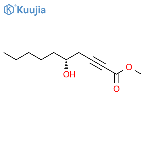 2-Decynoic acid, 5-hydroxy-, methyl ester, (R)- structure