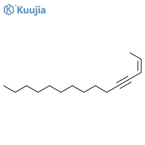 2-Pentadecen-4-yne, (Z)- structure