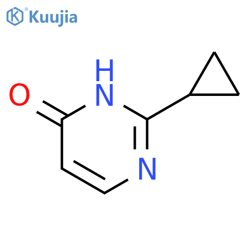2-cyclopropylpyrimidin-4-ol structure