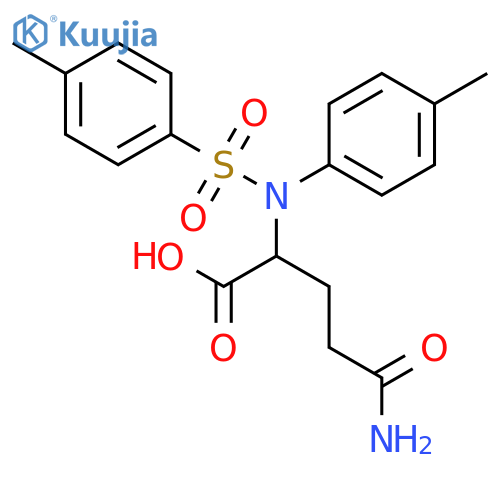 L-Glutamine,N-(4-methylphenyl)-N2-[(4-methylphenyl)sulfonyl]- structure
