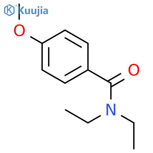 Benzamide,N,N-diethyl-4-methoxy- structure