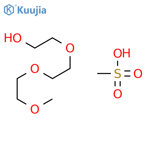 Ethanol, 2-[2-(2-methoxyethoxy)ethoxy]-, methanesulfonate structure