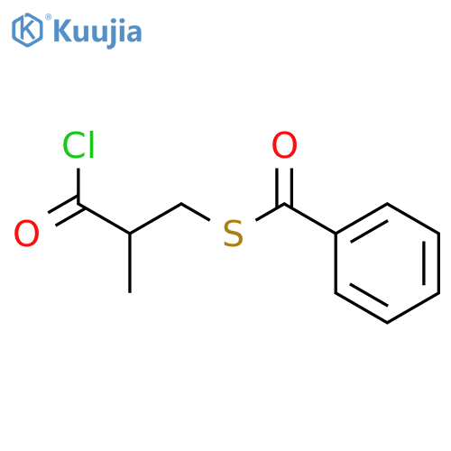 Benzenecarbothioicacid, S-[(2R)-3-chloro-2-methyl-3-oxopropyl] ester structure