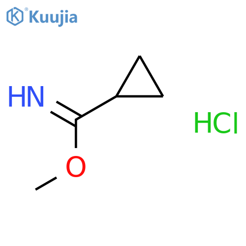 methyl cyclopropanecarboximidoate hydrochloride structure