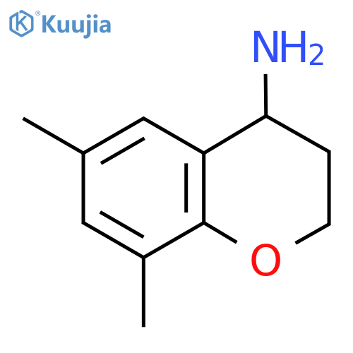 6,8-Dimethyl-3,4-dihydro-2H-1-benzopyran-4-amine structure