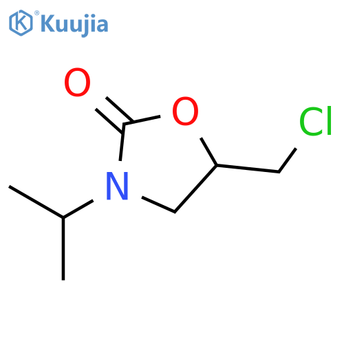 2-OXAZOLIDINONE, 5-(CHLOROMETHYL)-3-(1-METHYLETHYL)- structure