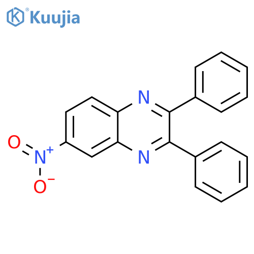 6-Nitro-2,3-diphenylquinoxaline structure