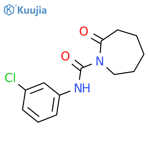1H-AZEPINE-1-CARBOXAMIDE, N-(3-CHLOROPHENYL)HEXAHYDRO-2-OXO- structure