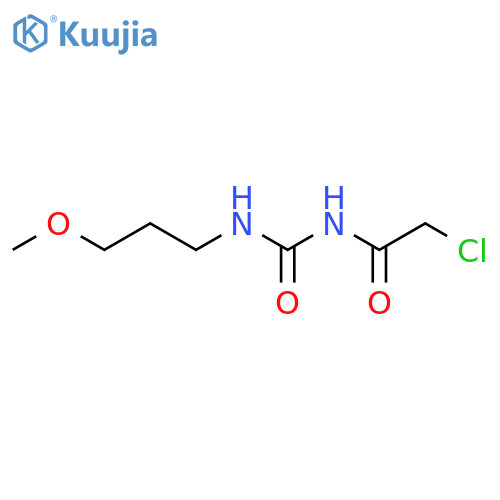 3-(2-chloroacetyl)-1-(3-methoxypropyl)urea structure