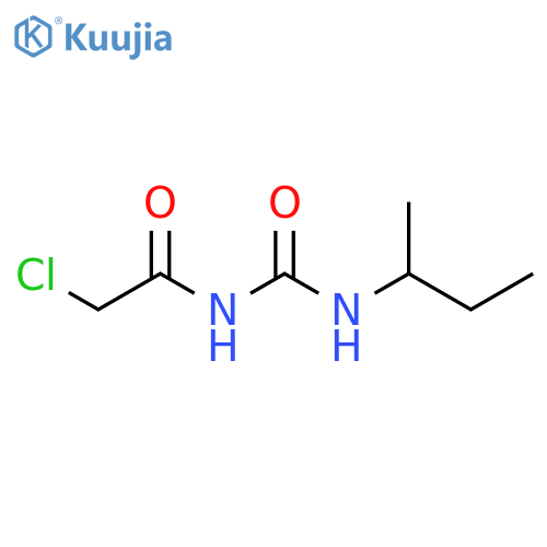 N-[(sec-butylamino)carbonyl]-2-chloroacetamide structure