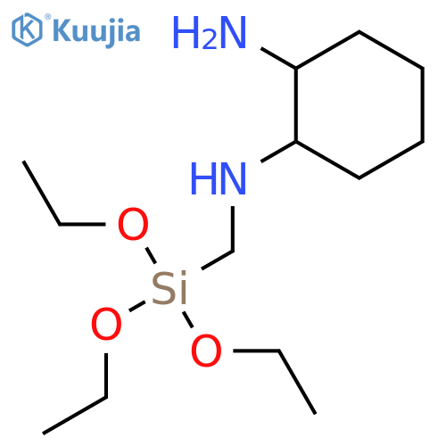 1,2-CYCLOHEXANEDIAMINE, N-[(TRIETHOXYSILYL)METHYL]- structure