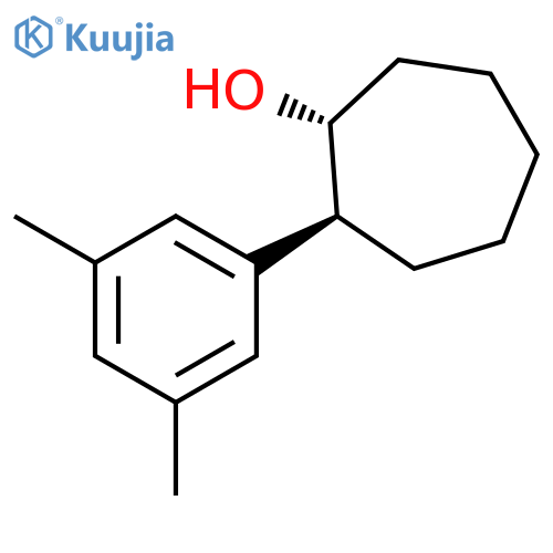 Cycloheptanol, 2-(3,5-dimethylphenyl)-, (1R,2S)- structure