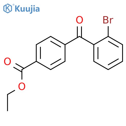 2-Bromo-4'carboethoxybenzophenone structure