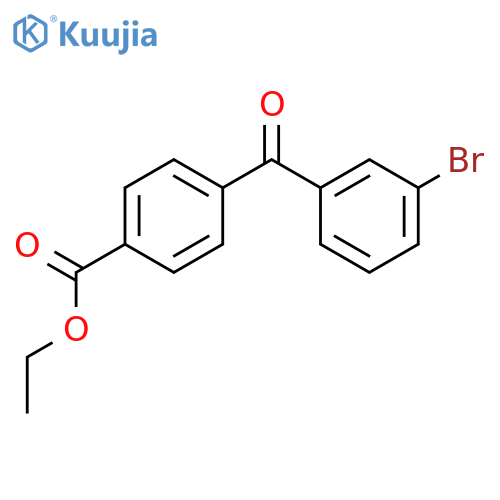 3-Bromo-4'carboethoxybenzophenone structure