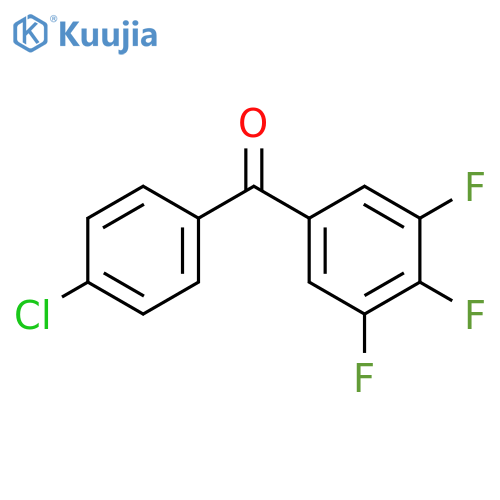 4-CHLORO-3',4',5'-TRIFLUOROBENZOPHENONE structure