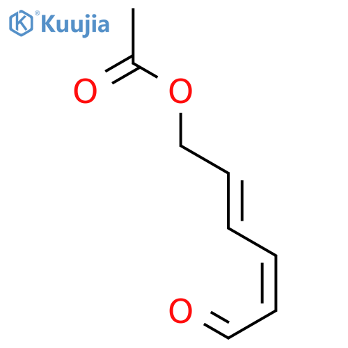 2,4-HEXADIENAL, 6-(ACETYLOXY)-, (2Z,4E)- structure