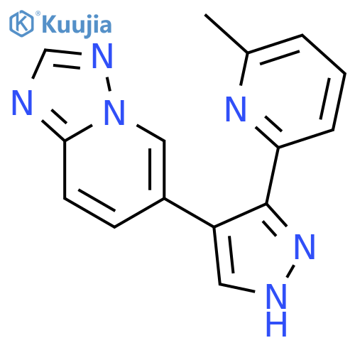 6-(3-(6-Methylpyridin-2-yl)-1H-pyrazol-4-yl)-[1,2,4]triazolo[1,5-a]pyridine structure