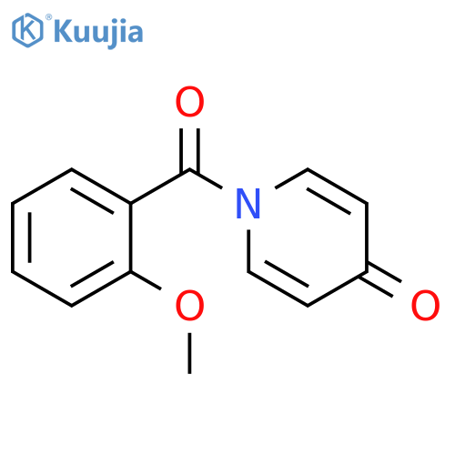 4(1H)-Pyridinone, 1-(2-methoxybenzoyl)- structure