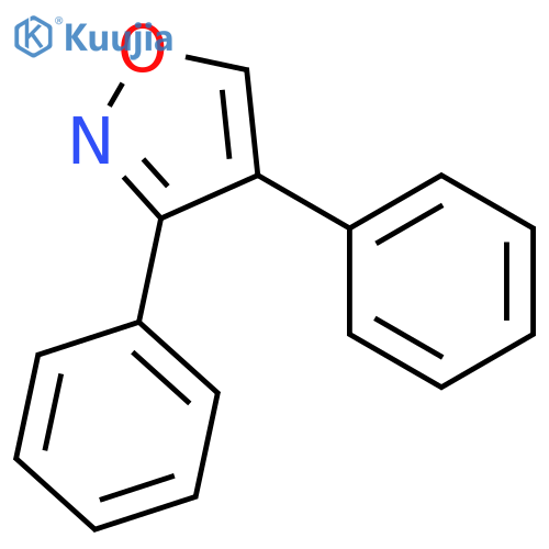 3,4-diphenyl-1,2-oxazole structure