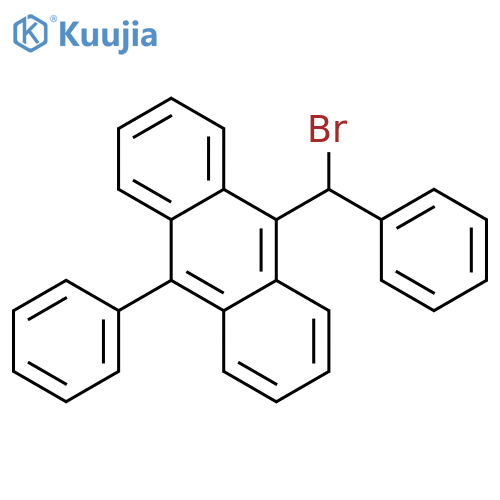 Anthracene,9-(bromophenylmethyl)-10-phenyl- structure