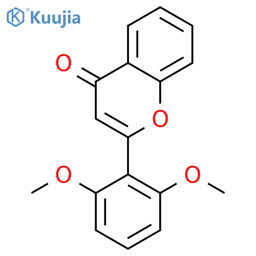 4H-1-Benzopyran-4-one,2-(2,6-dimethoxyphenyl)- structure