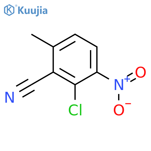 BENZONITRILE, 2-CHLORO-6-METHYL-3-NITRO- structure