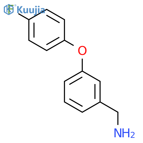[3-(4-Fluorophenoxy)benzyl]amine structure