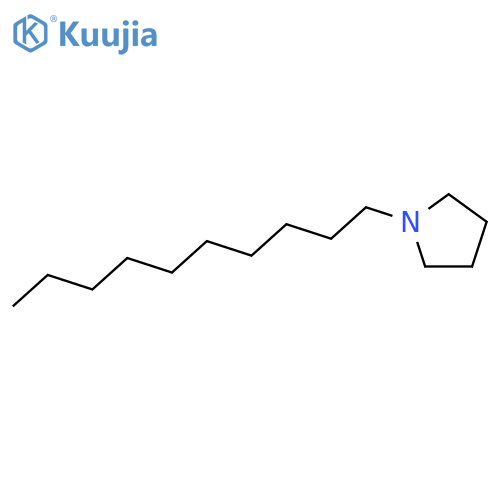 PYRROLIDINE, 1-DECYL- structure