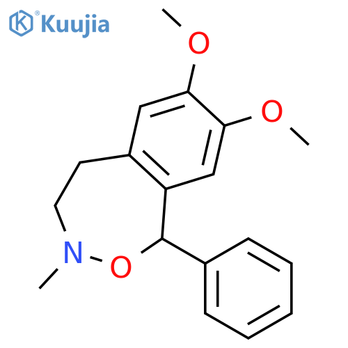 2,3-Benzoxazepine,1,3,4,5-tetrahydro-7,8-dimethoxy-3-methyl-1-phenyl- structure