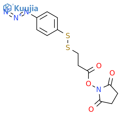 Propanoic acid,3-[(4-azidophenyl)dithio]-, 2,5-dioxo-1-pyrrolidinyl ester structure