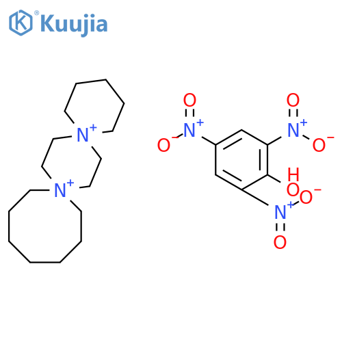 6,9-diazoniadispiro[5.2.7^{9}.2^{6}]octadecane; picric acid structure