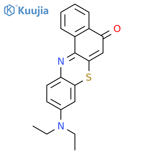 5H-Benzo[a]phenothiazin-5-one, 9-(diethylamino)- structure