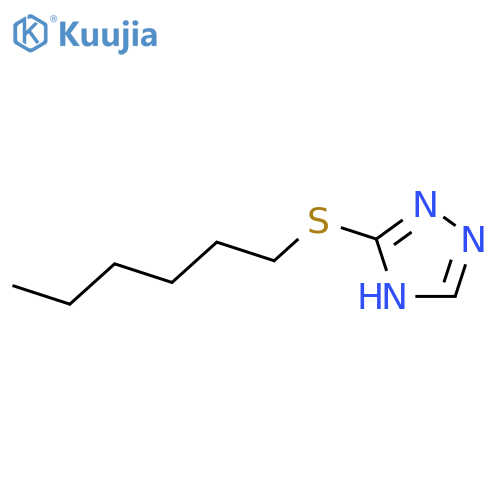 3-Hexylthio-4H-1,2,4-triazole structure