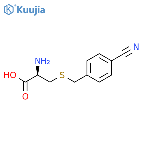 L-Cysteine, S-[(4-cyanophenyl)methyl]- structure