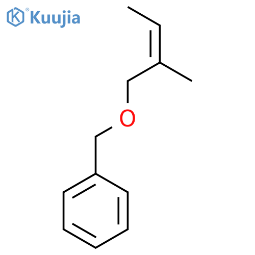 Benzene, [[[(2Z)-2-methyl-2-butenyl]oxy]methyl]- structure