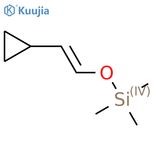 Silane, [(2-cyclopropylethenyl)oxy]trimethyl- structure