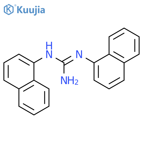 1,2-dinaphthalen-1-ylguanidine structure