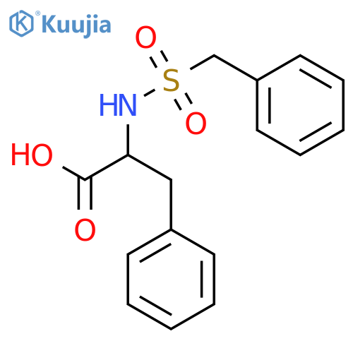 L-Phenylalanine,N-[(phenylmethyl)sulfonyl]- structure