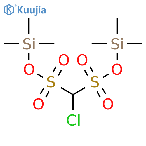 Methanedisulfonic acid, chloro-, bis(trimethylsilyl) ester structure