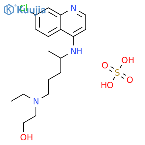 Hydroxychloroquine sulfate structure