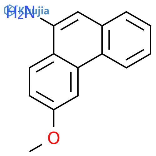 6-methoxyphenanthren-9-amine structure