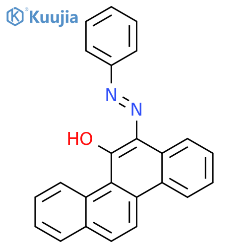 5-Chrysenol,6-(2-phenyldiazenyl)- structure