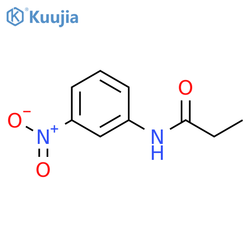 N-(3-nitrophenyl)propanamide structure