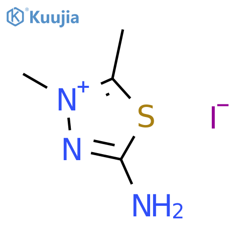 1,3,4-THIADIAZOLIUM, 5-AMINO-2,3-DIMETHYL-, IODIDE structure