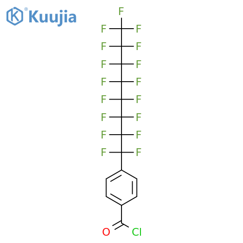 BENZOYL CHLORIDE, 4-(HEPTADECAFLUOROOCTYL)- structure