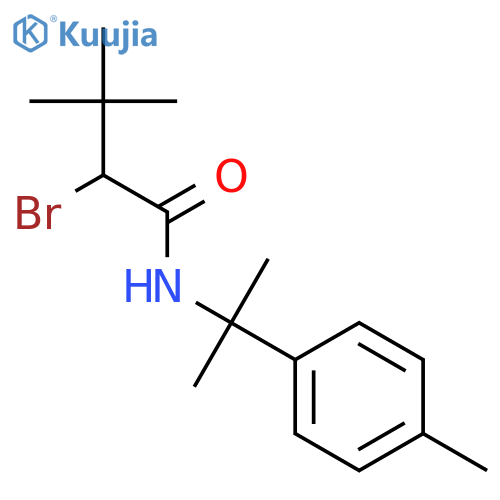 BUTANAMIDE, 2-BROMO-3,3-DIMETHYL-N-[1-METHYL-1-(4-METHYLPHENYL)ETHYL]- structure